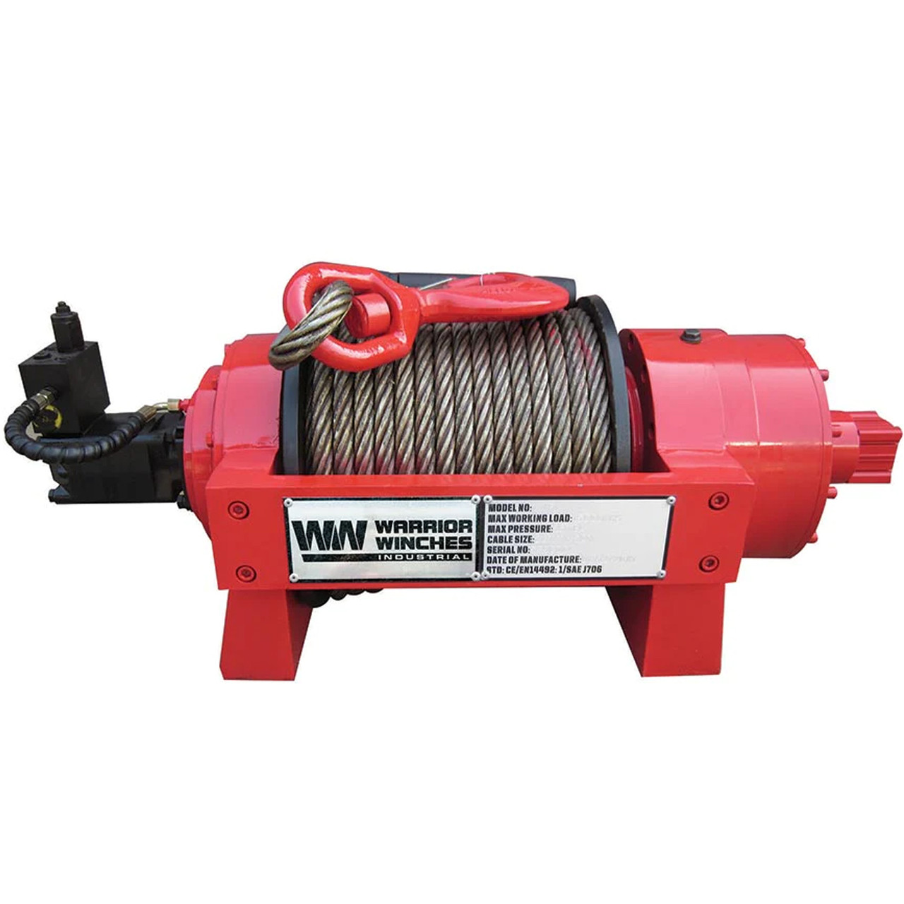 Промислова гідравлічна лебідка Warrior Winches 25JP 25т