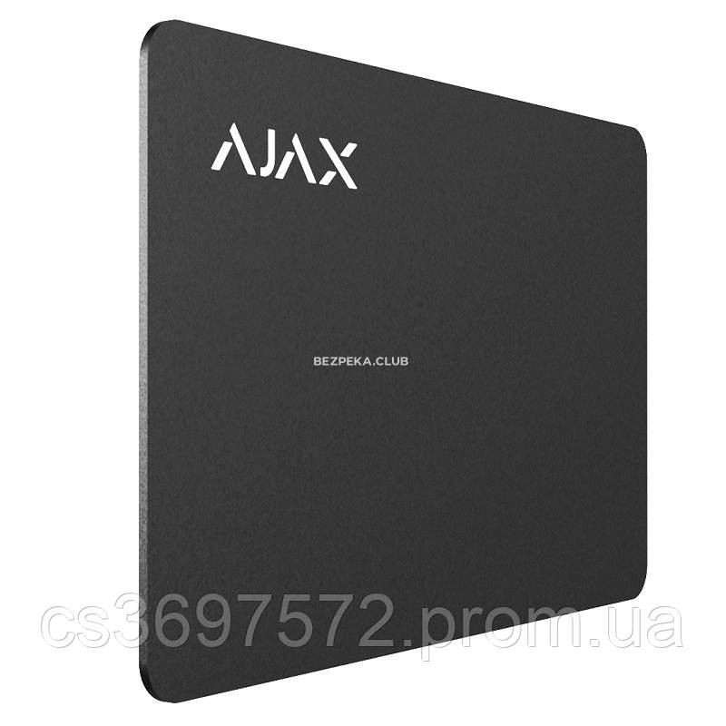 Карта Ajax Pass black (комплект 3 шт) для управления режимами охраны системы безопасности Ajax - фото 3 - id-p2071082539