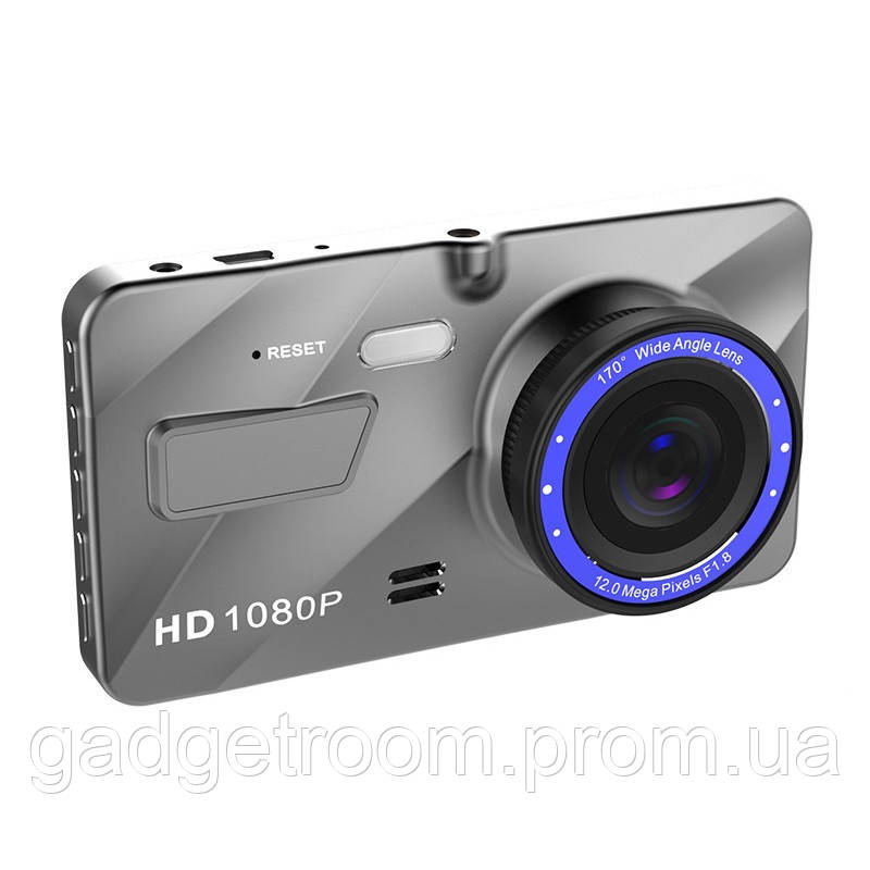 Відеореєстратор RIAS DVR A10 Full HD з виносною камерою заднього огляду Silver (3sm_694892499) GR, код: 5528824