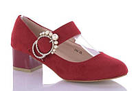 Туфли женские красные на каблуке размер 36,37,38