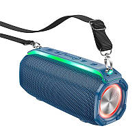 Портативная колонка HOCO Rick sports BT speaker HC23 IPX4 BT5.3 TWS/FM/USB/TF/AUX 6ч Синий