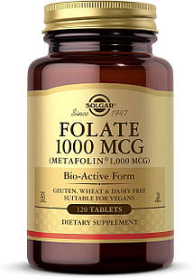 Solgar Folate 1000 mcg 120 Tablets