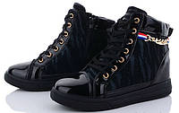 Ботинки сникерсы,кроссовки кеды женские черные, размер 39