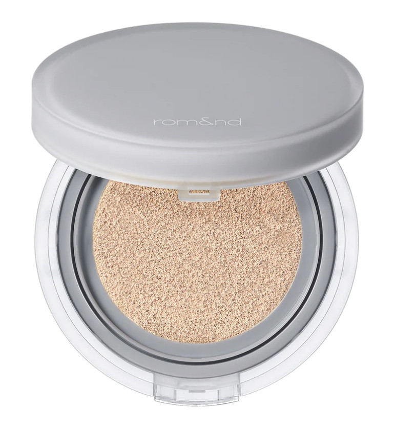 Легкий стійкий тональний кушон для обличчя Rom&Nd Nu Zero Cushion 01 Porcelain 17 (фарфоровий)
