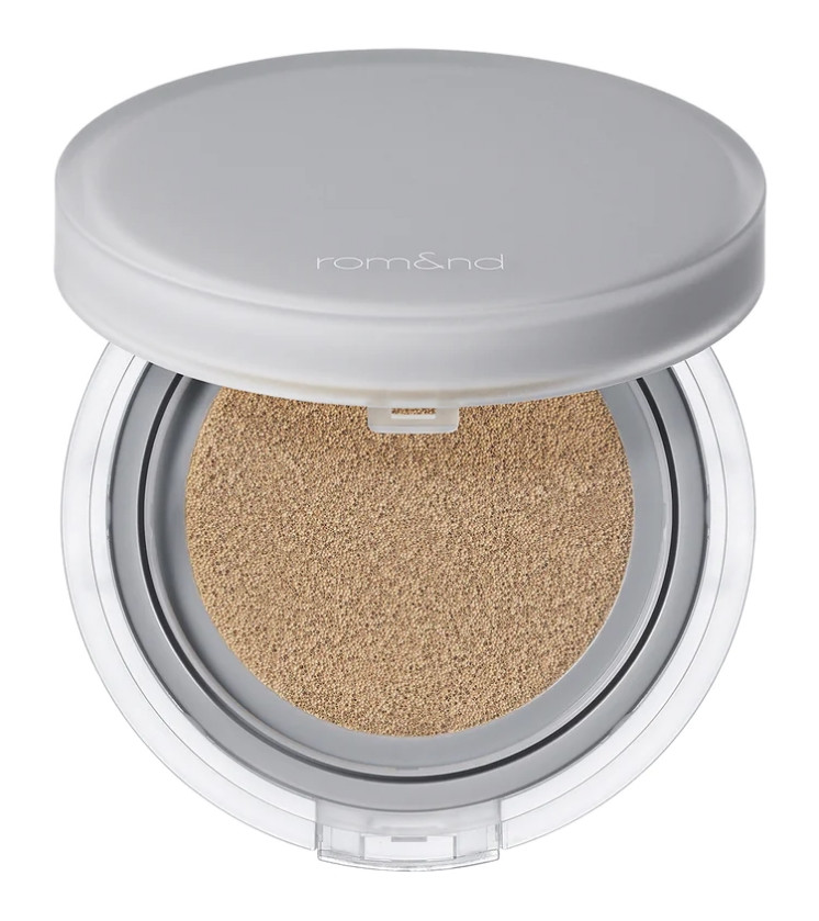 Легкий стійкий тональний кушон для обличчя Rom&Nd Nu Zero Cushion 05 Sand 25 (пісочний)