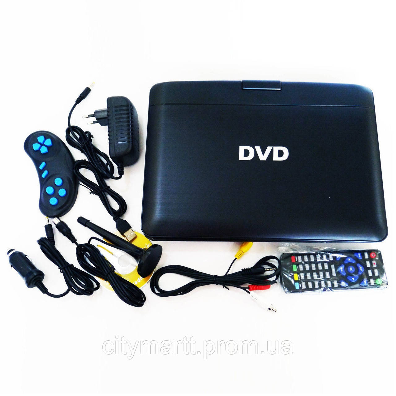 Портативный DVD-проигрыватель Opera NS-1180 с Т2 TV USB SD DVD 11 дюймов Black (3sm_102971620 CM, код: 5528917 - фото 3 - id-p2071140391