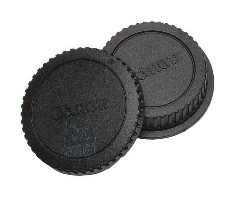 Задня кришка для об'єктива Canon EF/EF-S з логотипом (комплект 2 шт.)