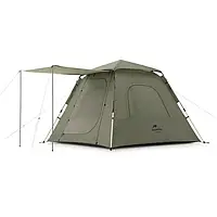 Палатка Naturehike Ango Pop-Uup NH21ZP010 Dark Green трехместный 210T со стойками