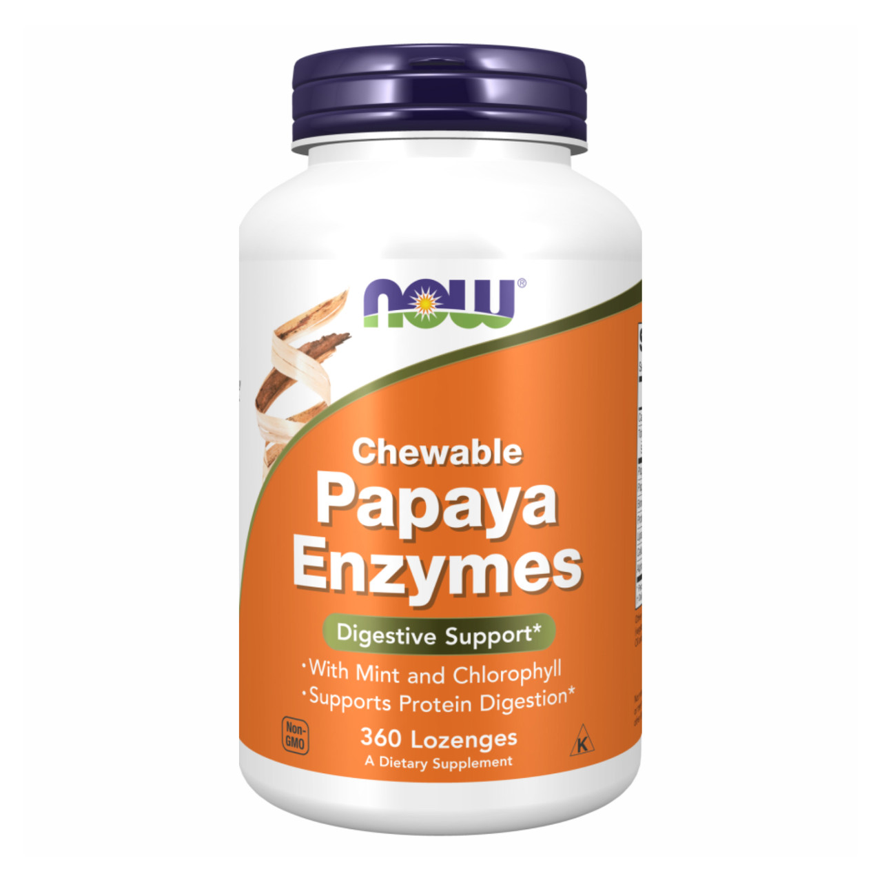 Papaya Enzyme Chewable - 360 tabs, фото 1