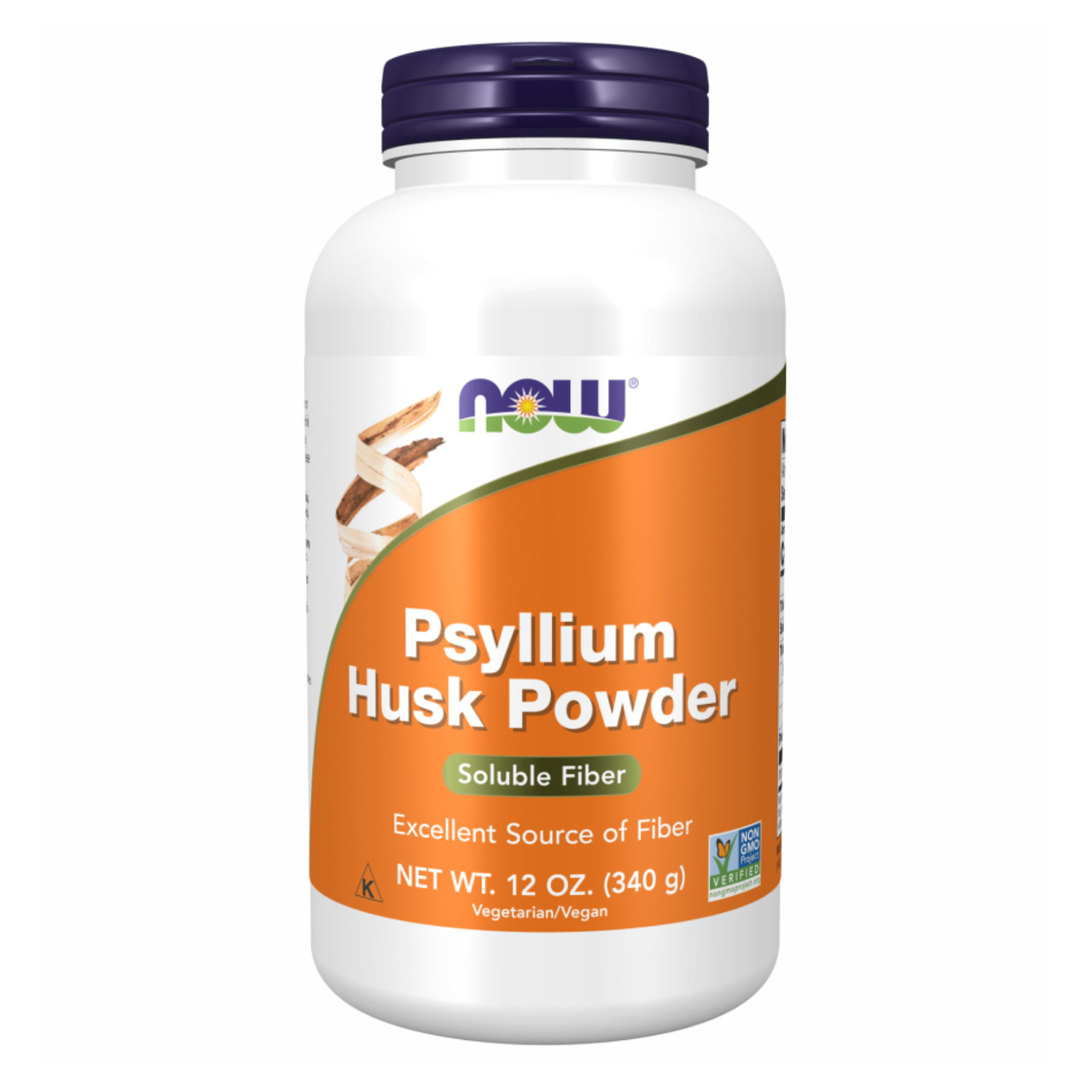 Psyllium Husk Powder - 340g (Пошкоджена банка), фото 1