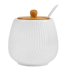 Ємність для зберігання з бамбуковою кришкою "Цукерниця", 8 см ELISEY