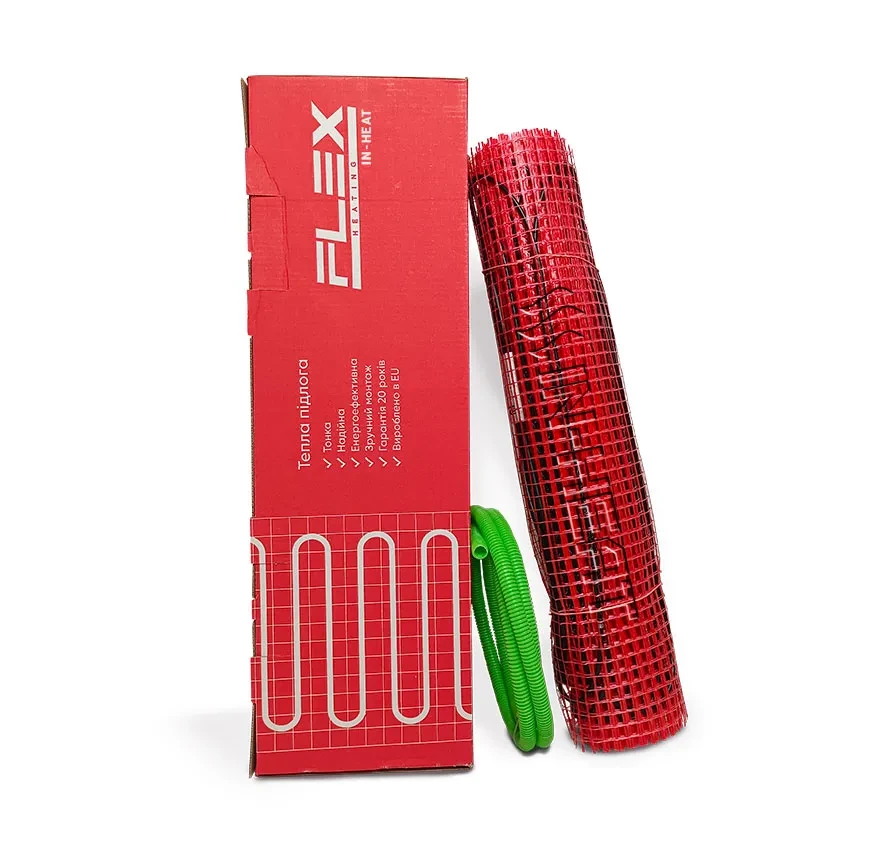 Нагрівальний мат Flex EHM 0.5 м2 / 87.5 Вт / 0.5 х 1 м.