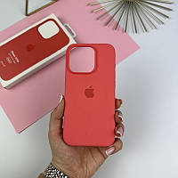 Силиконовый чехол ТОП качества (AAA) для iPhone 15 Pro Pink