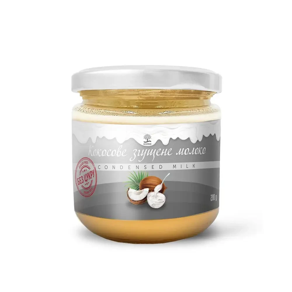 Кокосовое сгущенное молоко 200г БЕЗ Сахара, Украина, натуральное купить ...