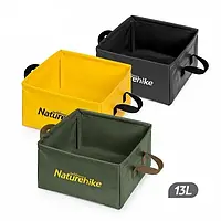 Ведро Naturehike Square bucket 13л NH19SJ007 Dark Green