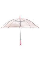 Зонт детский полуавтомат трость розового цвета 171299T Бесплатная доставка