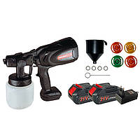 Акумуляторний фарбопульт Sakuma SSG8021-CORE SET (2×2.0 Аг, зарядний пристрій) EHA