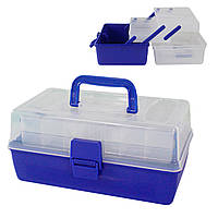 Ящик рибальський 2 полиці коробка для снастей MmFishing