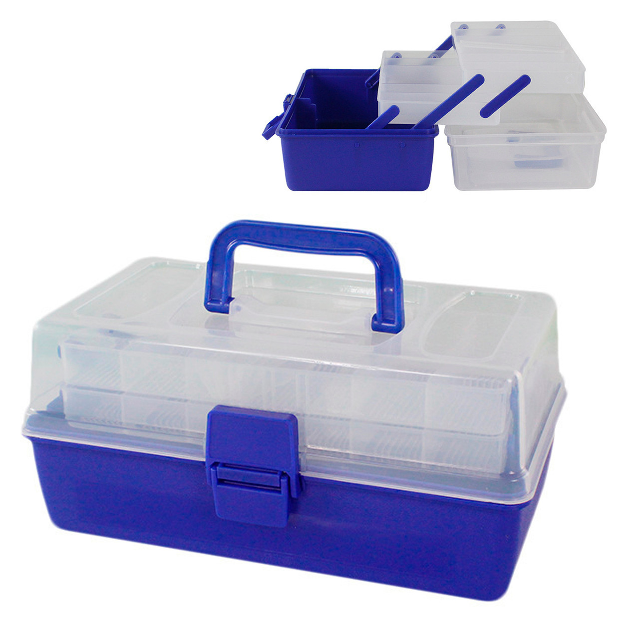 Ящик рибальський 2 полиці коробка для снастей MmFishing