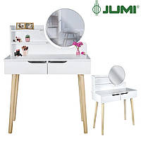 Туалетный столик Jumi Scandi с ящиками, белый .Гарантия: 24 месяца