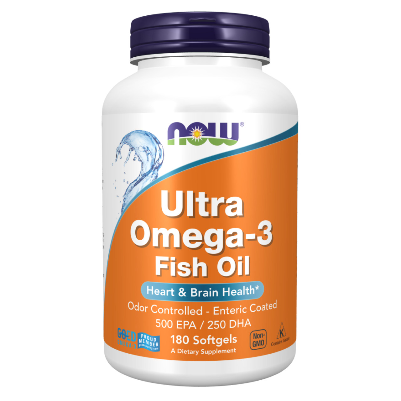 Ultra Omega-3 Fish Oil - 180 Softgels, фото 1