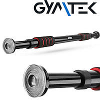 Турник раздвижной Gymtek 63-100см черно-красный / хромированная сталь