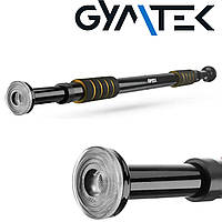 Турник раздвижной Gymtek 63-100см черно-желтый / хромированная сталь