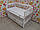 Дитяче ліжечко Дубок "Еліт Різьба" сніжно біле з відк.боковинкою та шухлядою., фото 5