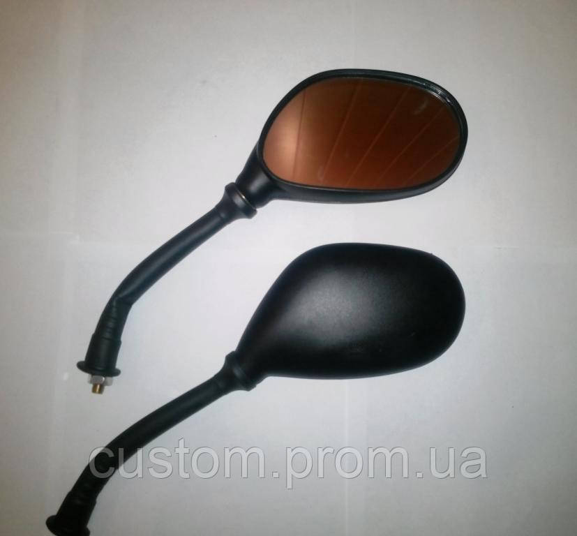 Купить Зеркала черные М8 длинная ножка в чехле резиновом, цена 206 ...