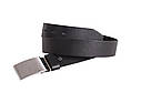 Чоловічий ремінь з натуральної шкіри під джинси 49118 чорний, фото 6