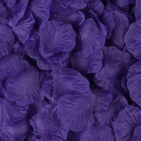 Лепестки роз для свидания/романтики/ванной/фотосессии / 100/500/1000шт / 7 цветов Фиолетовый, 100