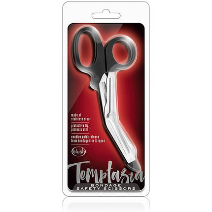 Ножиці для стрейч стрічки TEMPTASIA BONDAGE SAFETY SCISSORS, фото 2