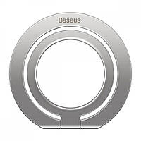 Кольцо держатель Baseus Halo Series silver