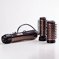 Керамический фен стайлер для волос 2 в 1 поворотная насадка и щетка фен Sоkаny SD90-3