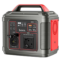 Портативная зарядная станция Hoco DB28 80000mAh (300W) Cеро-красная «T-s»