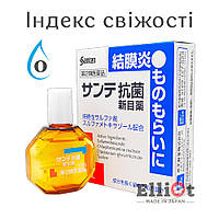 Sante Antibacterial краплі для очей антибактеріальні проти ячменю, кон'юнктивіту та блефаріту Японські 12мл