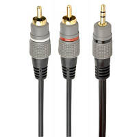 Кабель мультимедийный 3.5 Jack to 2RCA 5.0m Cablexpert (CCA-352-5M) n