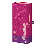 Вібратор Satisfyer Triple Lover (Pink), фото 6