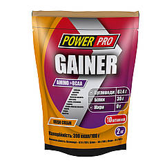 Гейнер для набору масі Power Pro BOX Gainer 800 г Irish Cream