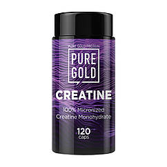 Креатин моногідрат Pure Gold Creatine 120 капсул