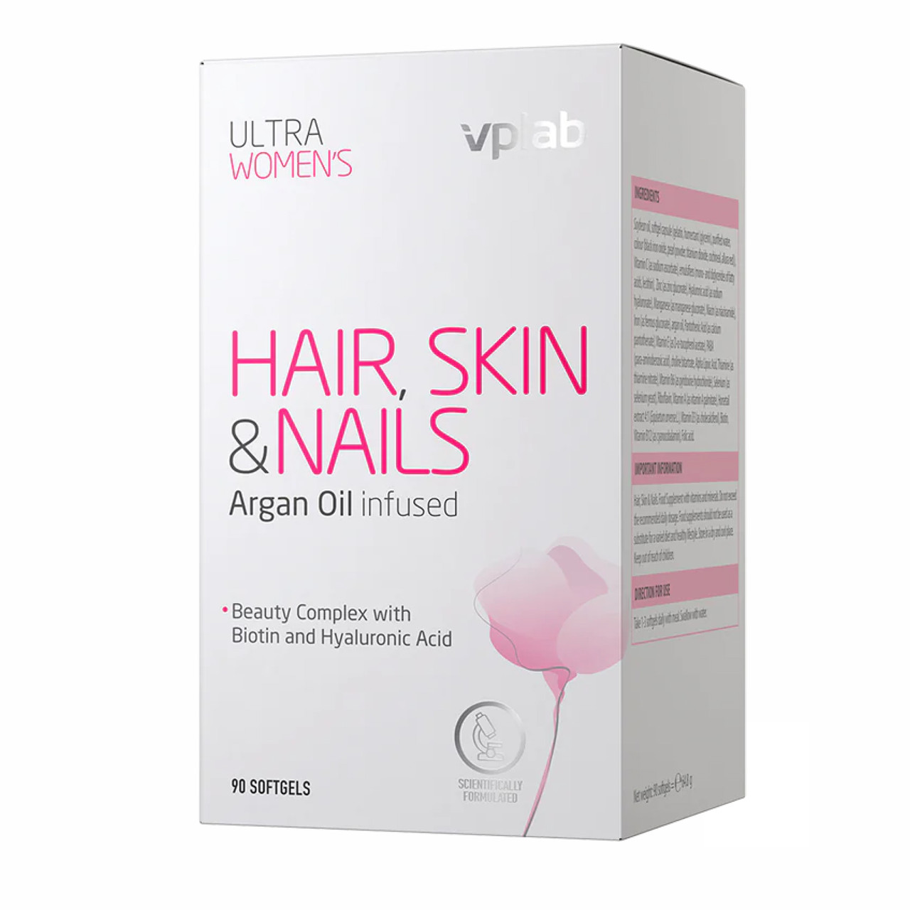 Вітаміни для волосся, шкіри і нігтів VP Laboratory Ultra Women's Hair, Skin & Nails 90 м'яких капсул, фото 1