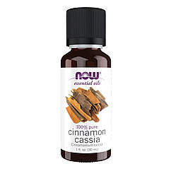 Ефірна олія касії кориці Now Foods Cinnamon Cassia Oil 30 мл