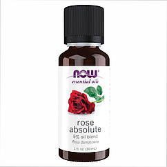 Ефірна олія Роза дамаська Now Foods Rose Absolute Oil Blend 30 мл