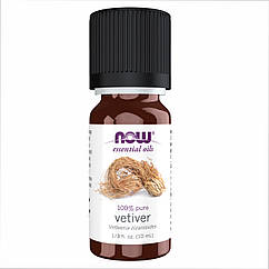 Ефірна олія Ветиверія зизаніоїдна Now Foods Vetiver Oil 10 мл