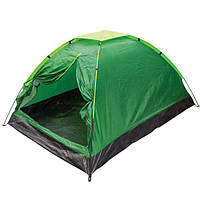 Намет туристичний 2-місний Outdoor New Tent 200х100х110 см Зелений