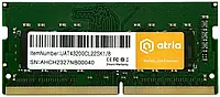 Оперативная память для ноутбука ATRIA 8 GB SO-DIMM DDR4 3200 MHz (UAT43200CL22SK1/8)