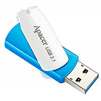 USB флеш-накопитель, флешка Apacer USB3.1 AH357 64GB White\Blue (AP64GAH357U-1)