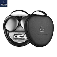 Чехол защитный WiWU Ultra Thin Smart Case для наушников Airpods Max, экокожа Black