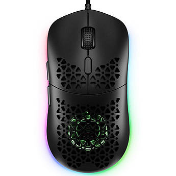 Миша ігровая ONIKUMA дротова с RGB підсвічуванням Gaming CW911 Black