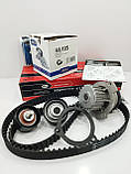 Комплект ременя ГРМ (ремінь +ролики +помпа) ВАЗ 2170 Пріора, Калина 16 кл GATES, фото 5